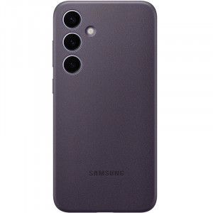 Кожаный чехол Leather Case (AAA) для Samsung Galaxy S24 Purple