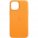 Шкіряний чохол Leather Case (AAA) with MagSafe для Apple iPhone 12 Pro / 12 (6.1") California Poppy