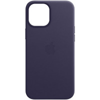 Кожаный чехол Leather Case (AAA) with MagSafe для Apple iPhone 12 Pro Max (6.7