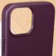 Кожаный чехол Leather Case (AAA) with MagSafe для Apple iPhone 13 (6.1
