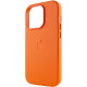 Шкіряний чохол Leather Case (AAA) with MagSafe для Apple iPhone 14 Pro (6.1
