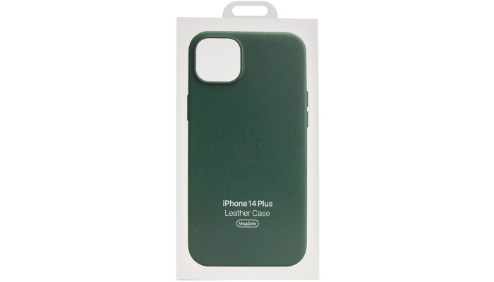Кожаный чехол Leather Case (AAA) with MagSafe для Apple iPhone 14 Plus (6.7