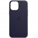Шкіряний чохол Leather Case (AAA) with MagSafe для Apple iPhone 14 Plus (6.7") Ink