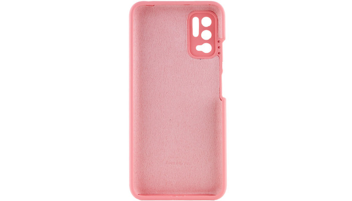 Чохол Silicone Cover Full Camera (AAA) для Xiaomi Redmi Note 10 5G / Poco M3 Pro Рожевий / Light pink - фото