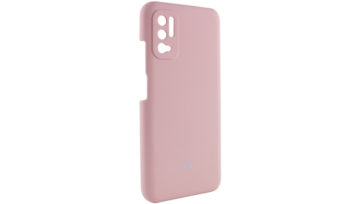 Чохол Silicone Cover Full Camera (AAA) для Xiaomi Redmi Note 10 5G / Poco M3 Pro Рожевий / Pink Sand - фото