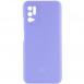 Чохол Silicone Cover Full Camera (AAA) для Xiaomi Redmi Note 10 5G / Poco M3 Pro Бузковий / Elegant Purple