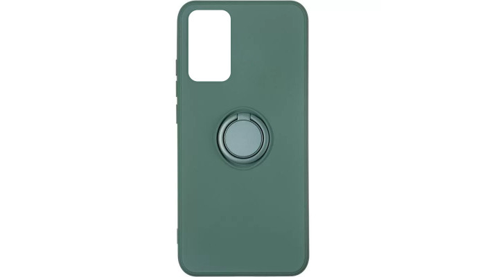 Чохол TPU Candy Ring для Samsung Galaxy A02s Зелений / Pine green - фото