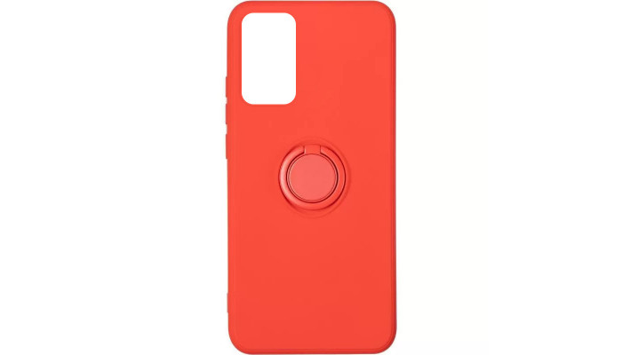Чохол TPU Candy Ring для Samsung Galaxy A02s Червоний / Red - фото