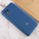 Чохол Silicone Cover Full Camera (AA) для Xiaomi Redmi Note 10 / Note 10s Синій / Navy Blue - фото