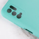 Чехол Silicone Cover Full Camera (AA) для Xiaomi Redmi Note 10 5G / Poco M3 Pro Бирюзовый / Ice Blue - фото