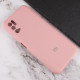 Чехол Silicone Cover Full Camera (AA) для Xiaomi Redmi Note 10 5G / Poco M3 Pro Розовый / Pink - фото