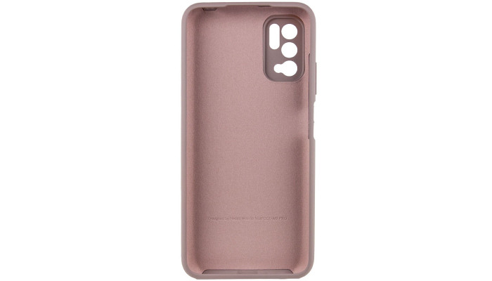 Чохол Silicone Cover Full Camera (AA) для Xiaomi Redmi Note 10 5G / Poco M3 Pro Сірий / Lavender - фото