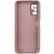 Чехол Silicone Cover Full Camera (AA) для Xiaomi Redmi Note 10 5G / Poco M3 Pro Серый / Lavender - фото