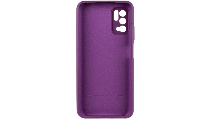 Чохол Silicone Cover Full Camera (AA) для Xiaomi Redmi Note 10 5G / Poco M3 Pro Фіолетовий / Grape - фото