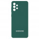 Чехол Silicone Cover Full Camera (AA) для Samsung Galaxy A13 4G Зеленый / Pine green