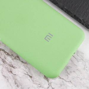 Чехол Silicone Cover Full Camera (AA) для Xiaomi Redmi 10C Мятный / Mint