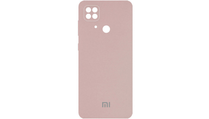 Чехол Silicone Cover Full Camera (AA) для Xiaomi Redmi 10C Розовый / Pink Sand - фото