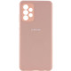 Чехол Silicone Cover Full Camera (AA) для Samsung Galaxy A33 5G Розовый / Pink Sand - фото