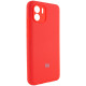 Чехол Silicone Cover Full Camera (AA) для Xiaomi Redmi A1 / A2 Красный / Red - фото