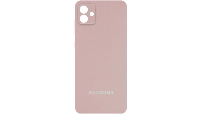 Чохол Silicone Cover Full Camera (AA) для Samsung Galaxy A04 Рожевий / Pink Sand - фото