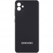 Чохол Silicone Cover Full Camera (AA) для Samsung Galaxy A04 Чорний / Black