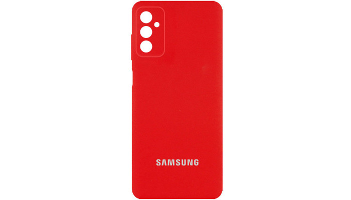 Чохол Silicone Cover Full Camera (AA) для Samsung Galaxy A04s Червоний / Red - фото