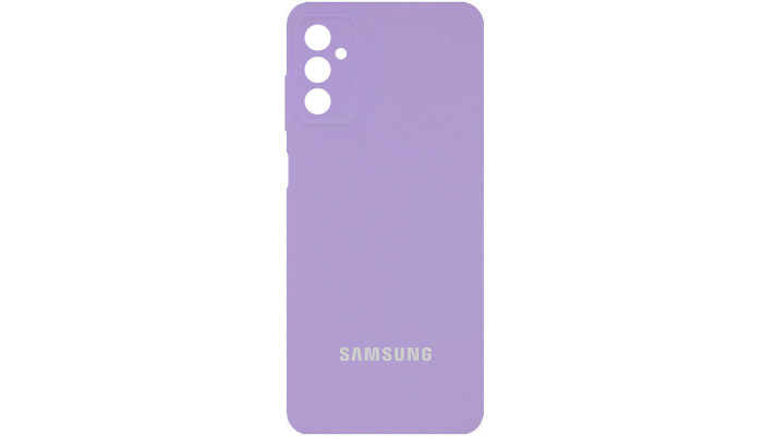 Чехол Silicone Cover Full Camera (AA) для Samsung Galaxy A04s Сиреневый / Dasheen - фото
