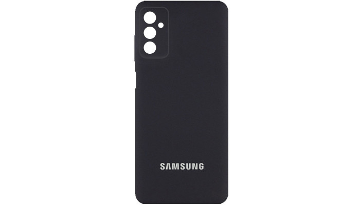 Чехол Silicone Cover Full Camera (AA) для Samsung Galaxy A04s Черный / Black - фото