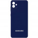 Чехол Silicone Cover Full Camera (AA) для Samsung Galaxy A04e Темно-синий / Midnight blue