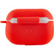 Силиконовый футляр New с карабином для наушников Airpods Pro Красный / Red - фото