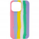 Чохол Silicone case Full Braided для Apple iPhone 13 Pro Max (6.7") Рожевий / Бузковий