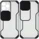 Чохол Camshield matte Ease TPU зі шторкою для Apple iPhone 13 Pro (6.1") Чорний