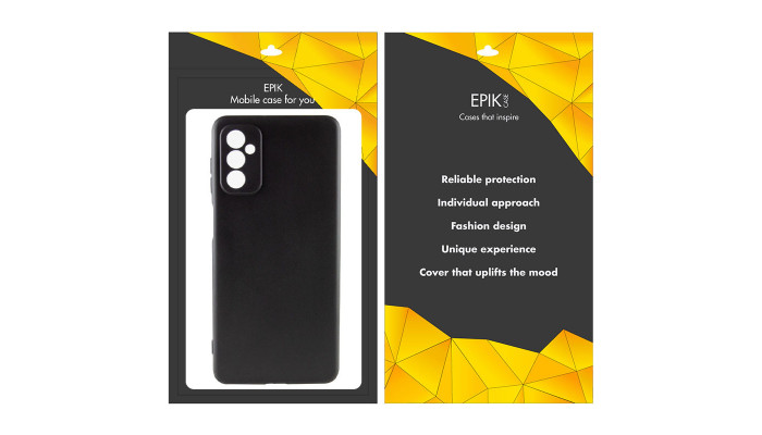 Чехол TPU Epik Black Full Camera для Samsung Galaxy A35 Черный - фото