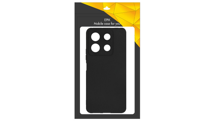 Чехол TPU Epik Black Full Camera для Xiaomi Redmi Note 13 4G Черный - фото