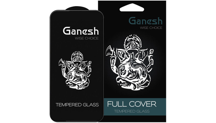 Захисне скло Ganesh (Full Cover) для Apple iPhone 12 Pro / 12 (6.1