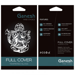 Защитное стекло Ganesh (Full Cover) для Apple iPhone 14 Pro Max (6.7