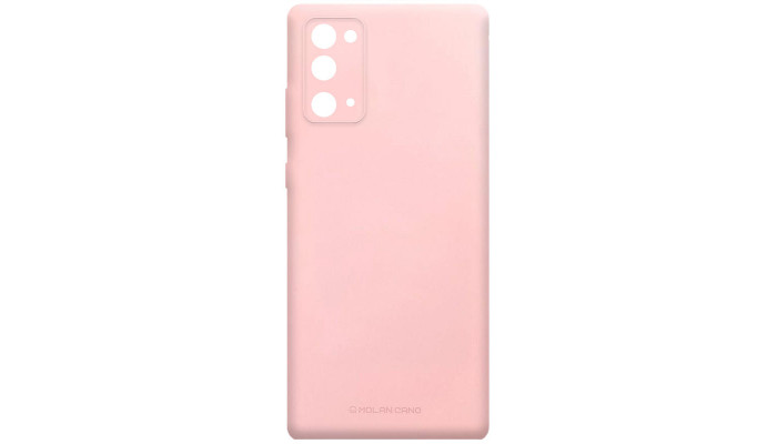 TPU чехол Molan Cano Smooth для Samsung Galaxy Note 20 Розовый - фото