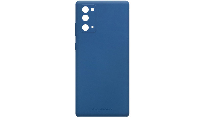 TPU чехол Molan Cano Smooth для Samsung Galaxy Note 20 Синий - фото