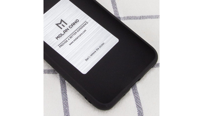 TPU чехол Molan Cano Smooth для Xiaomi Redmi Note 10 Pro / 10 Pro Max Черный - фото