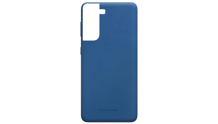 TPU чохол Molan Cano Smooth для Samsung Galaxy S21+ Синій - фото