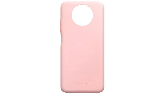 TPU чохол Molan Cano Smooth для Xiaomi Redmi Note 9 5G / Note 9T Рожевий - фото
