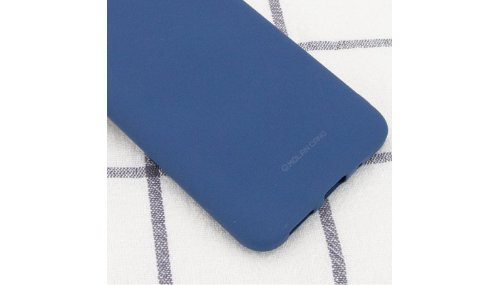 TPU чохол Molan Cano Smooth для Samsung Galaxy A02 Синій - фото