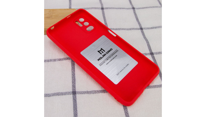 TPU чехол Molan Cano Smooth для Xiaomi Redmi Note 10 5G / Poco M3 Pro Красный - фото
