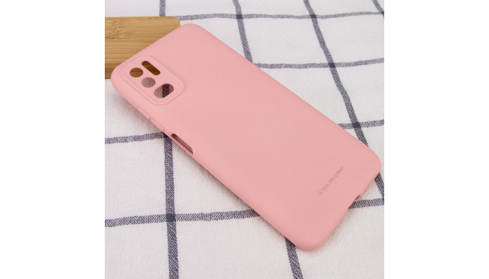 TPU чохол Molan Cano Smooth для Xiaomi Redmi Note 10 5G / Poco M3 Pro Рожевий - фото