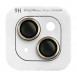 Захисне скло Metal Classic на камеру (в упак.) для Apple iPhone 15 (6.1") / 15 Plus (6.7") Золотий / Gold