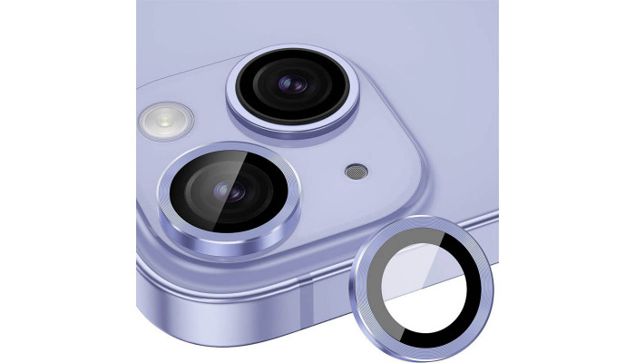 Защитное стекло Metal Classic на камеру (в упак.) для Apple iPhone 15 (6.1
