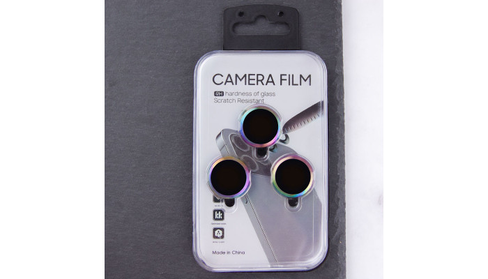 Защитное стекло Metal Classic на камеру (в упак.) для Apple iPhone 15 Pro (6.1