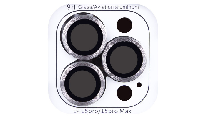 Захисне скло Metal Classic на камеру (в упак.) для Apple iPhone 15 Pro (6.1