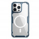 TPU чехол Nillkin Nature Pro Magnetic для Apple iPhone 13 Pro Max (6.7") Синий (прозрачный)