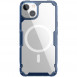 TPU чехол Nillkin Nature Pro Magnetic для Apple iPhone 15 (6.1") Синий (прозрачный)